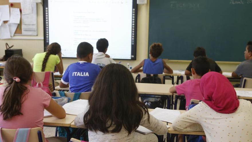 Un aula de la provincia