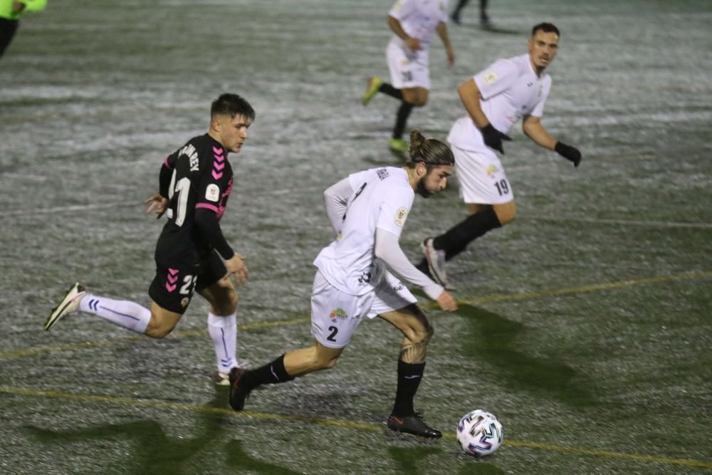 El cuadro santaeulaliense alcanza por primera vez la tercera ronda de la Copa del Rey tras lograr la clasificación en un trabajado encuentro