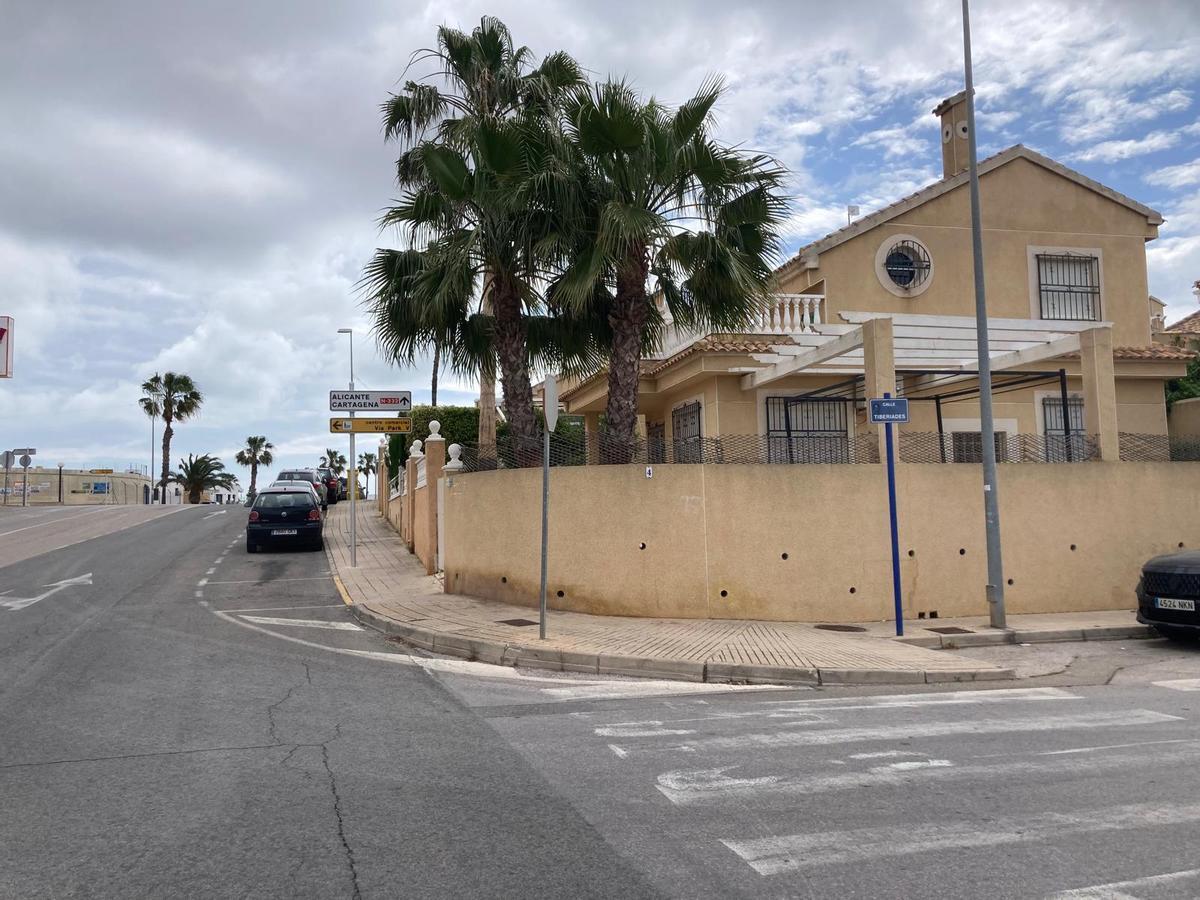 Esta es la vivienda del incendio en Orihuela Costa