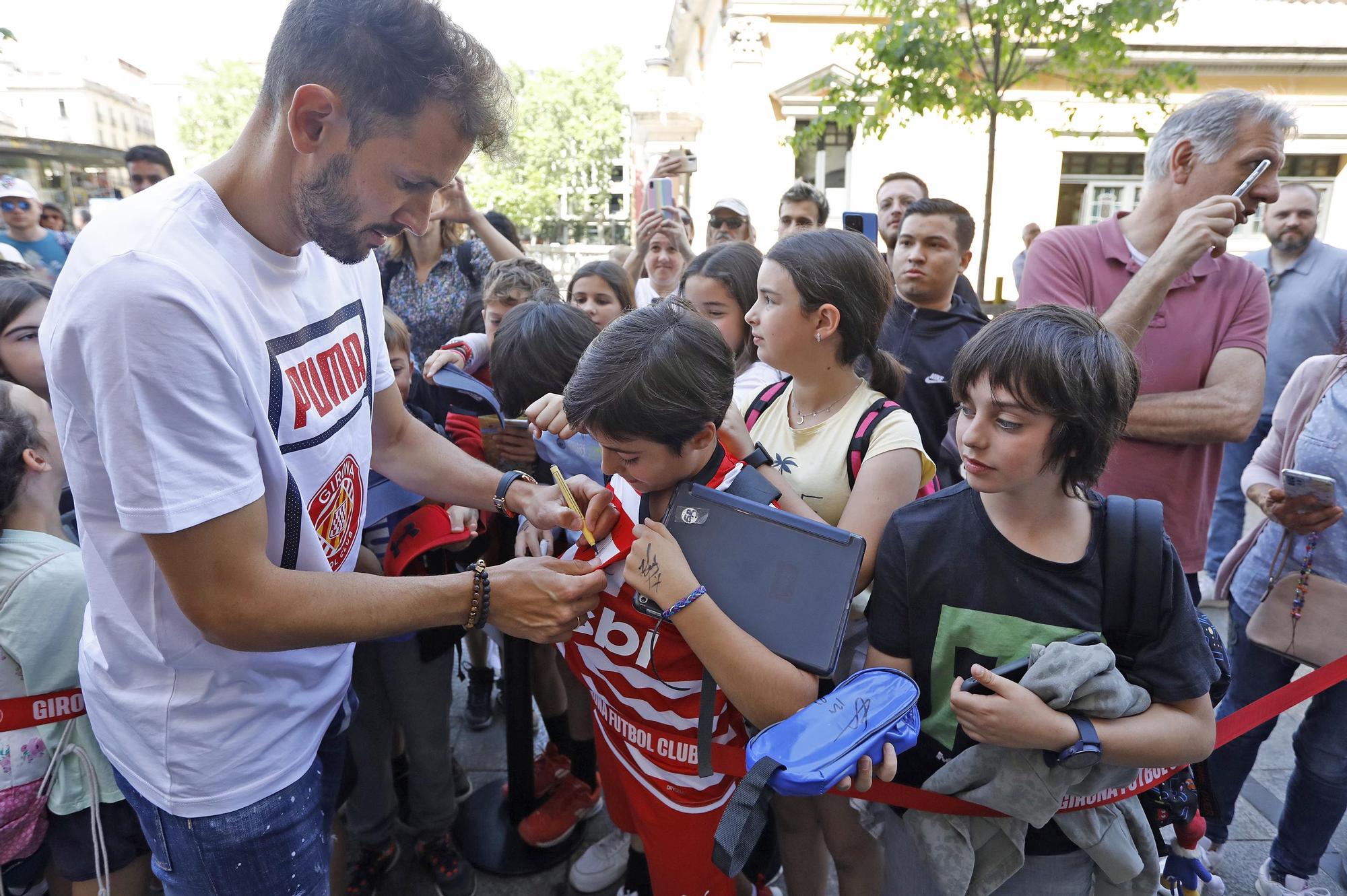 Inauguració de la botiga del Girona FC