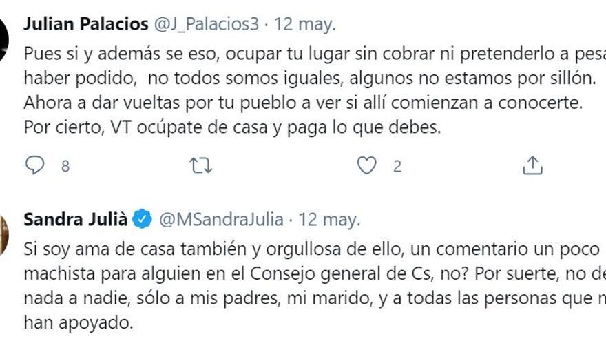 Polémico comentario de Julián Palacios, al quien se le acusa de machista.