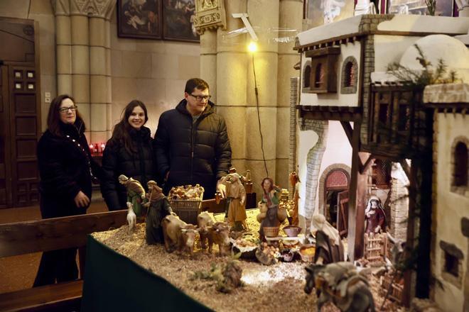 La ruta de belenes de Gijón, ampliada hasta el lunes para "agradecer" la gran afluencia y el interés del público (en imágenes)