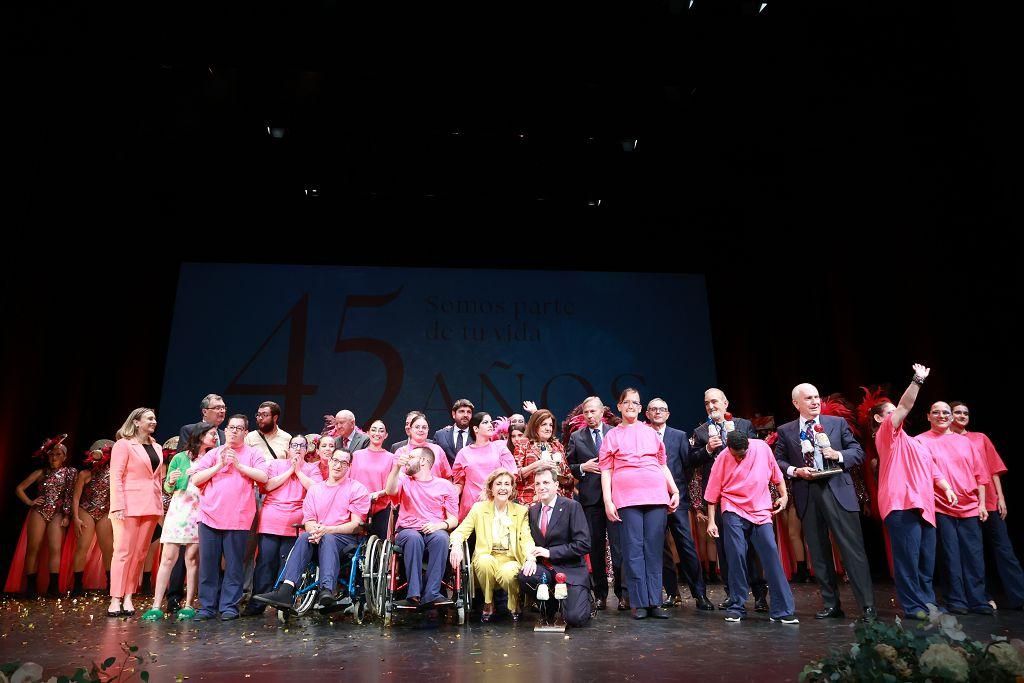 Las imágenes de la gala por el 45 aniversario de Astrapace en Murcia