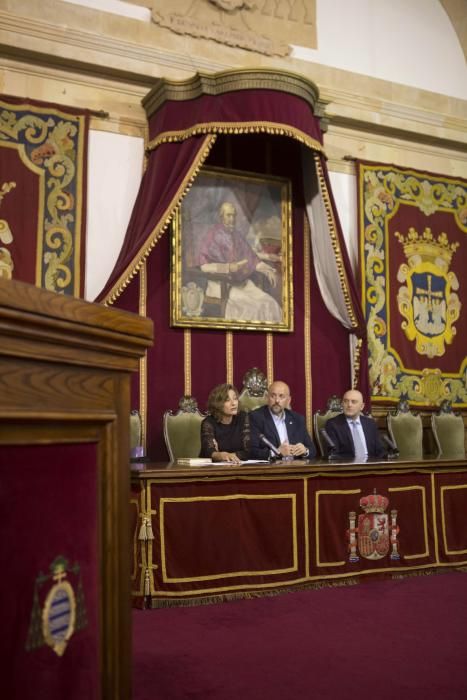 Cristina Valdés, Santiago García y José Ramón Obeso inauguran el campus científico de la Universidad de Oviedo