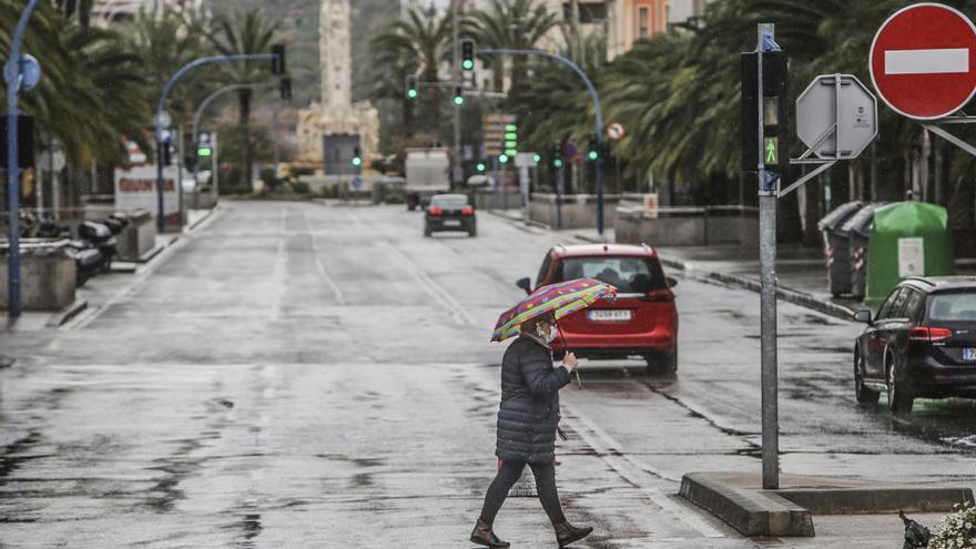 El tiempo en Alicante: El lunes continuarán las precipitaciones en la provincia