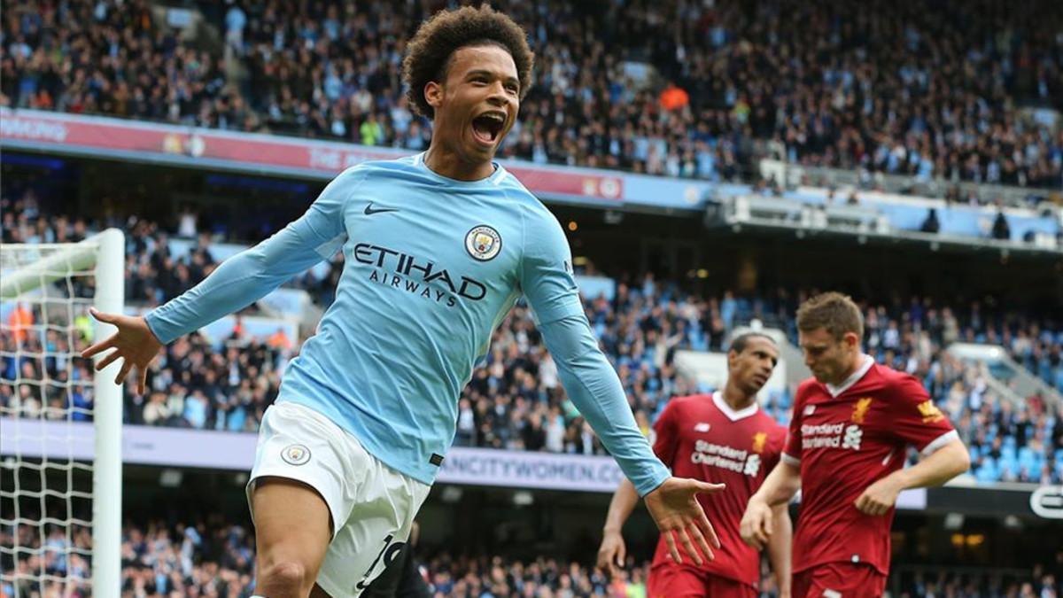 Sané marcó ante el Liverpool