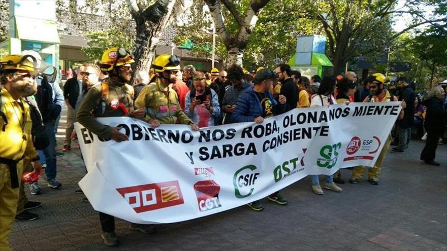 Nueva protesta de los trabajadores de Sarga