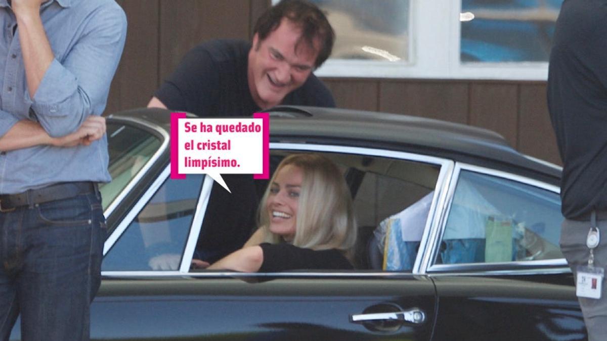 Margot Robbie habla con Tarantino