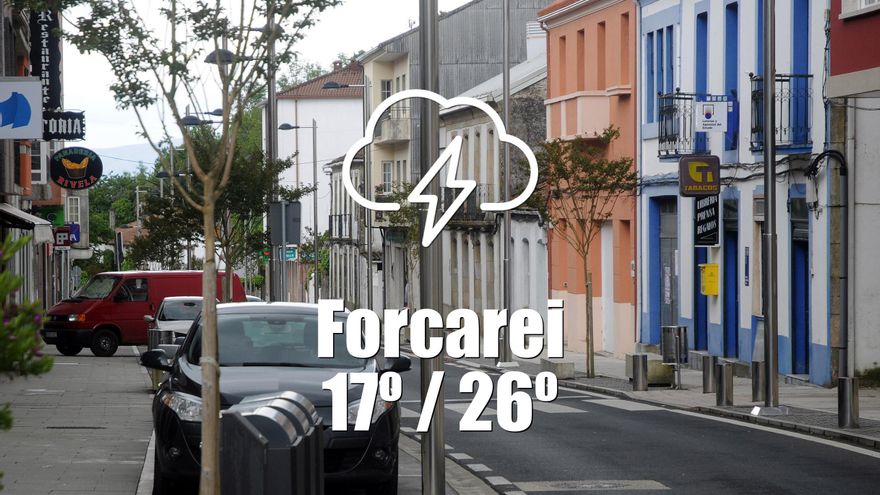El tiempo en Forcarei: previsión meteorológica para hoy, jueves 19 de junio