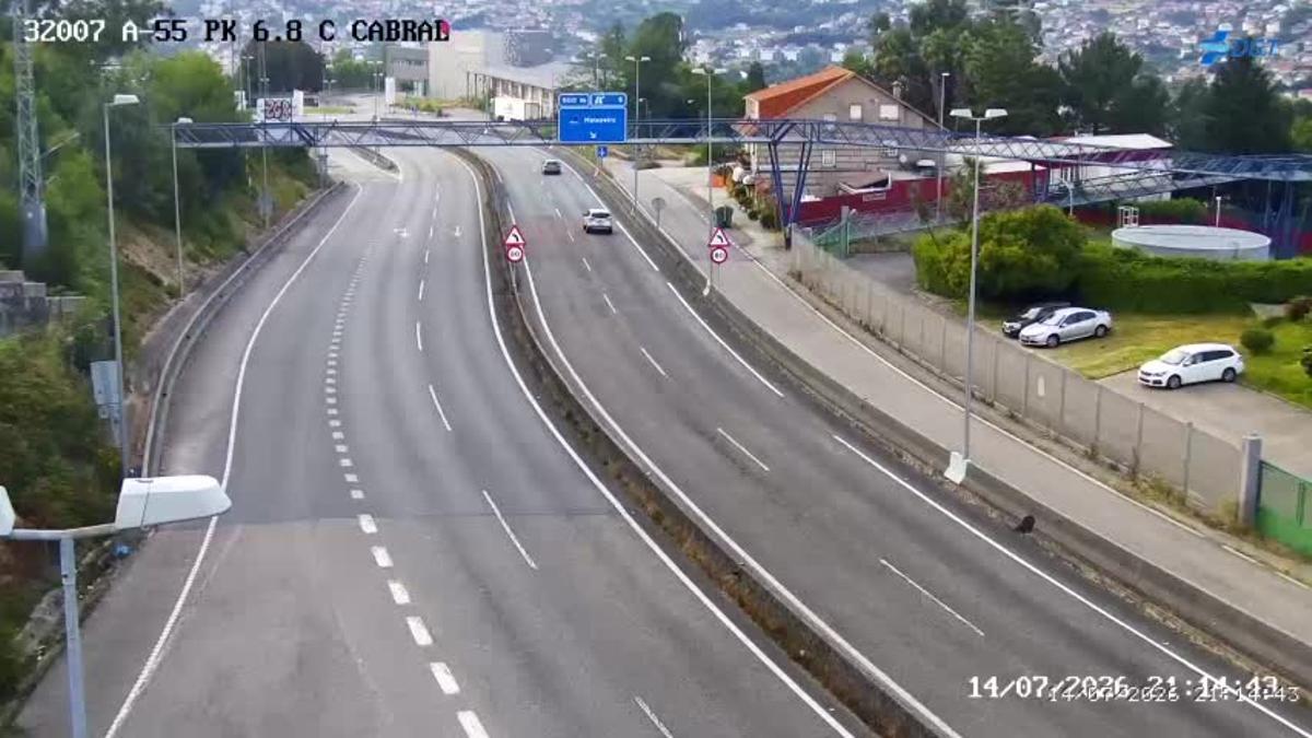 Una ciudad paralizada por el España-Francia: así están las carreteras de Vigo y su área