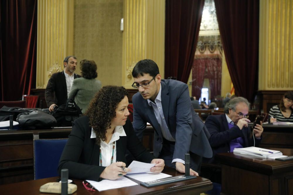 Pleno del Parlament 15 de enero de 2019