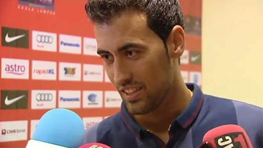 Busquets, sobre su ausencia: &quot;Hablé con Del Bosque y creo que era lo mejor&quot;