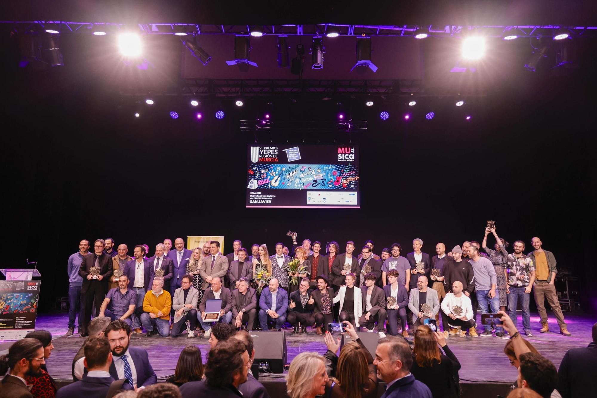 FOTOS: Los premios Yepes de la música en imágenes