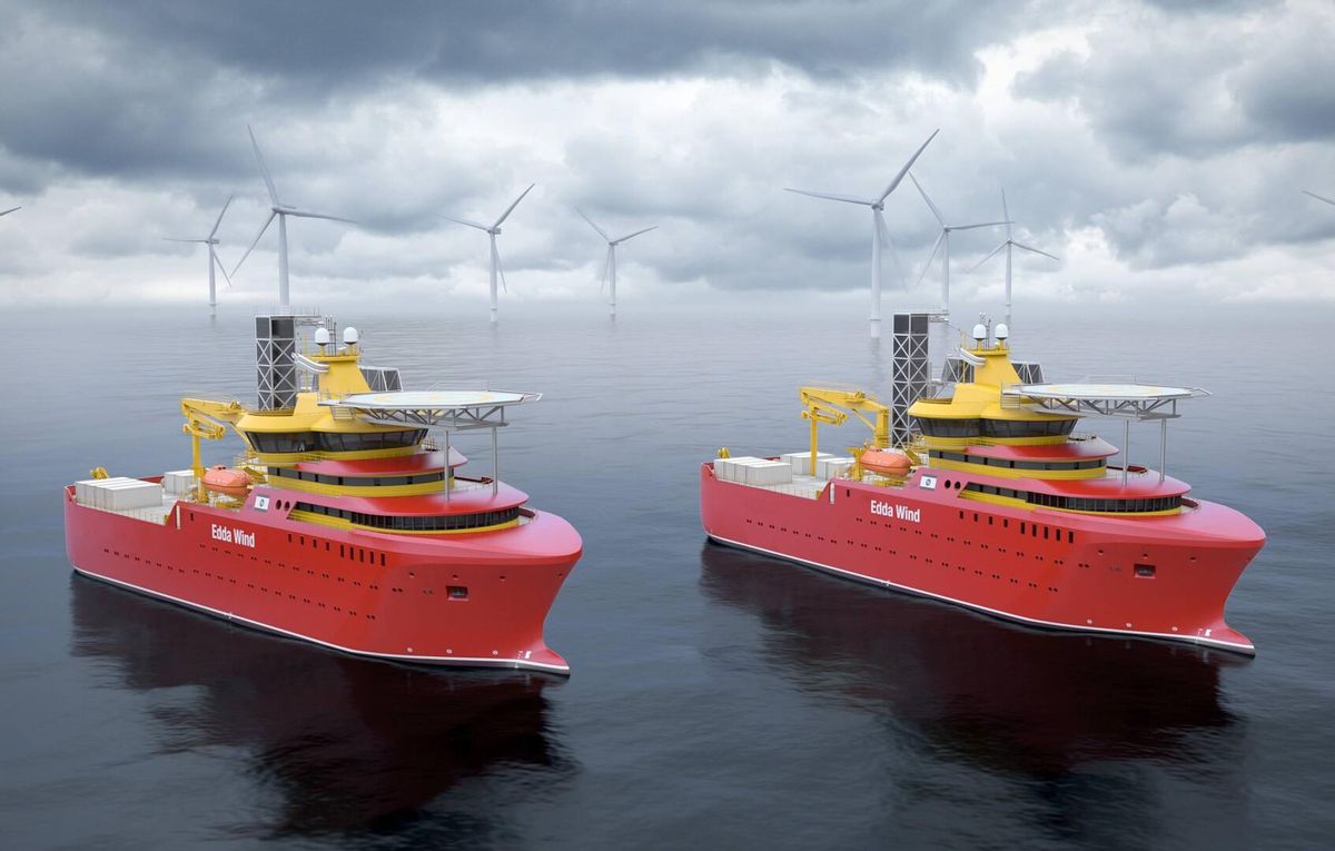 Buques de apoyo a la eólica “offshore”,asignados por Edda Wind a Gondán.