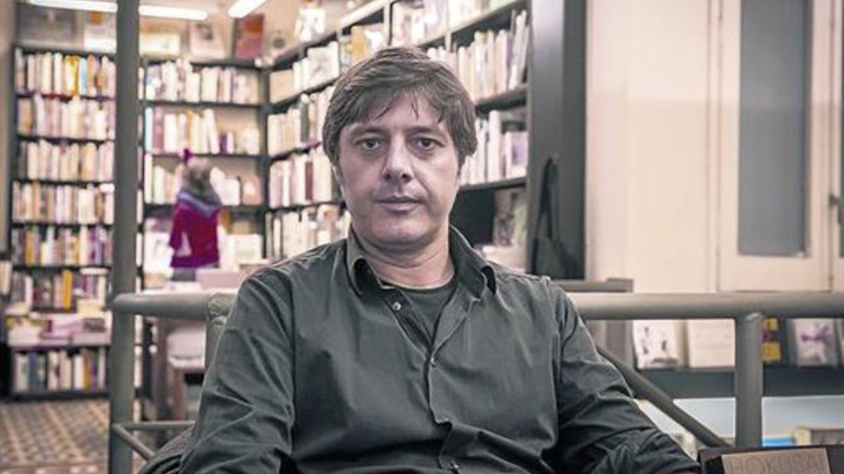 Andrés Barba 8En la librería La Central de la calle Mallorca.