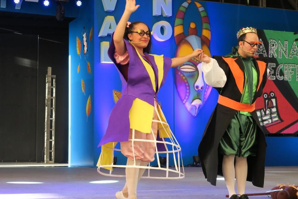 Los niños fueron los protagonistas ayer en el Carnaval de Arrecife