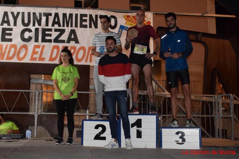 Podios IV Carrera Popular Puentes de Cieza