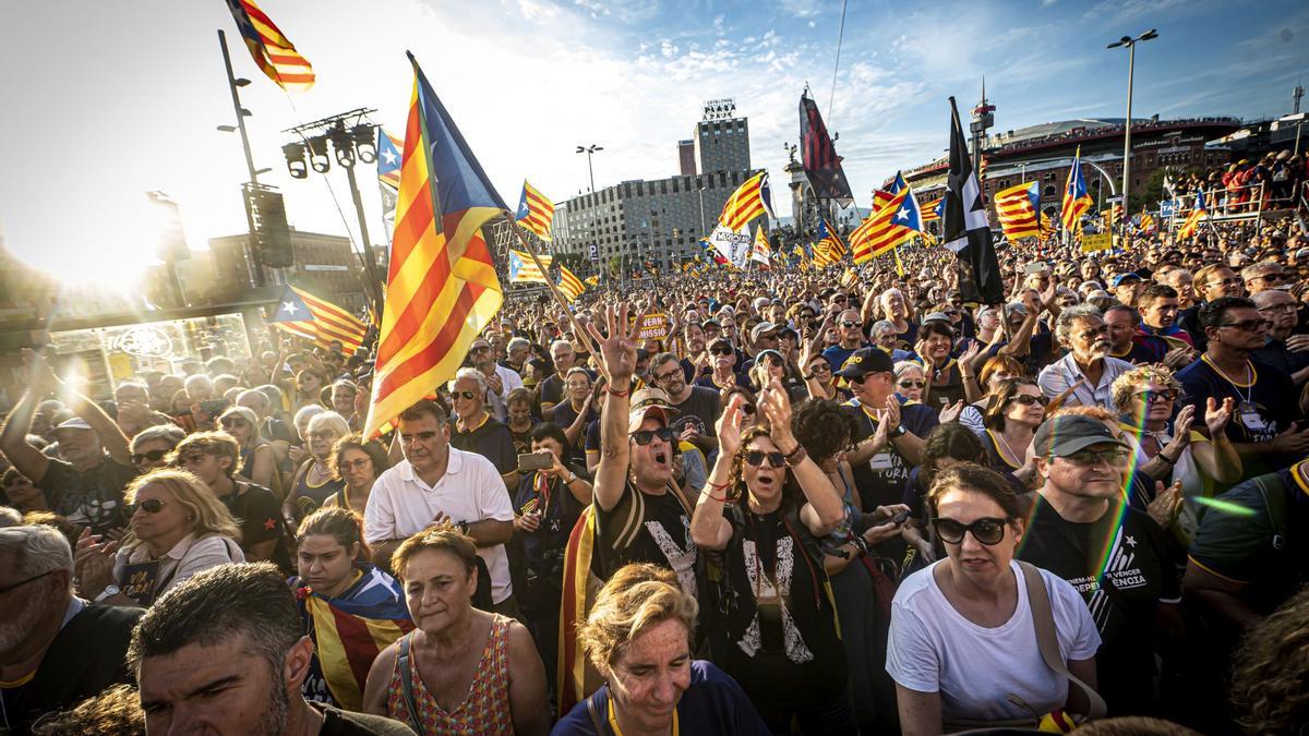 Manifestación de la ANC por la Diada 2023