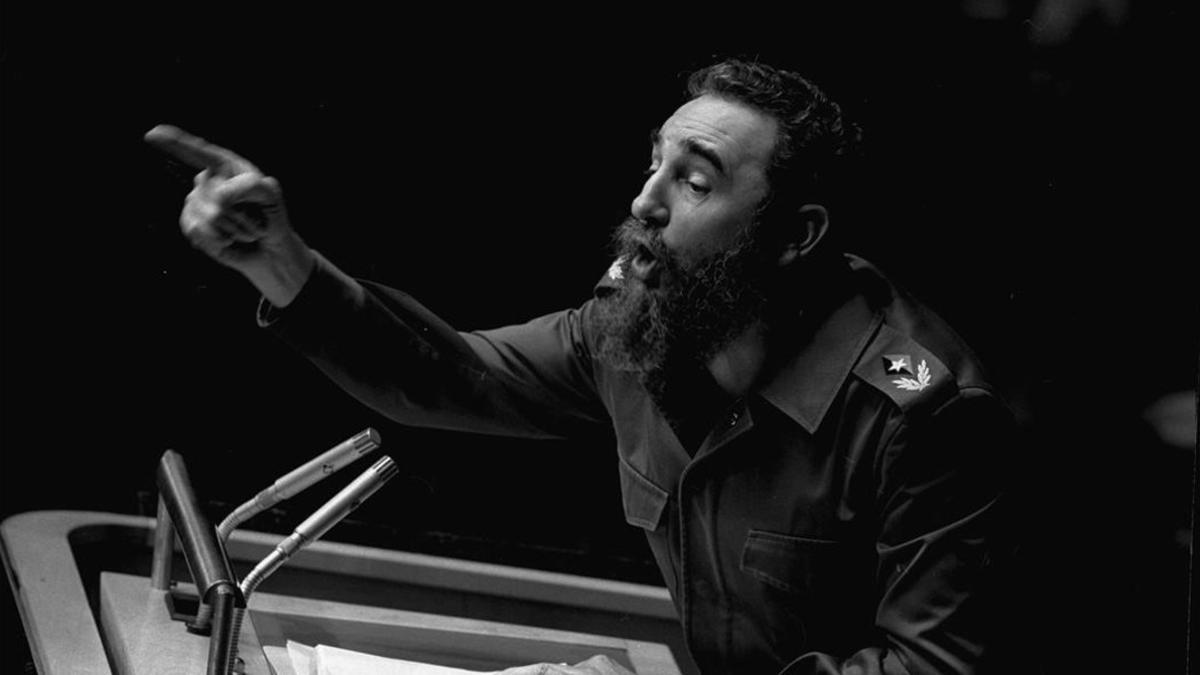 Fidel Castro en la ONU, en 1979
