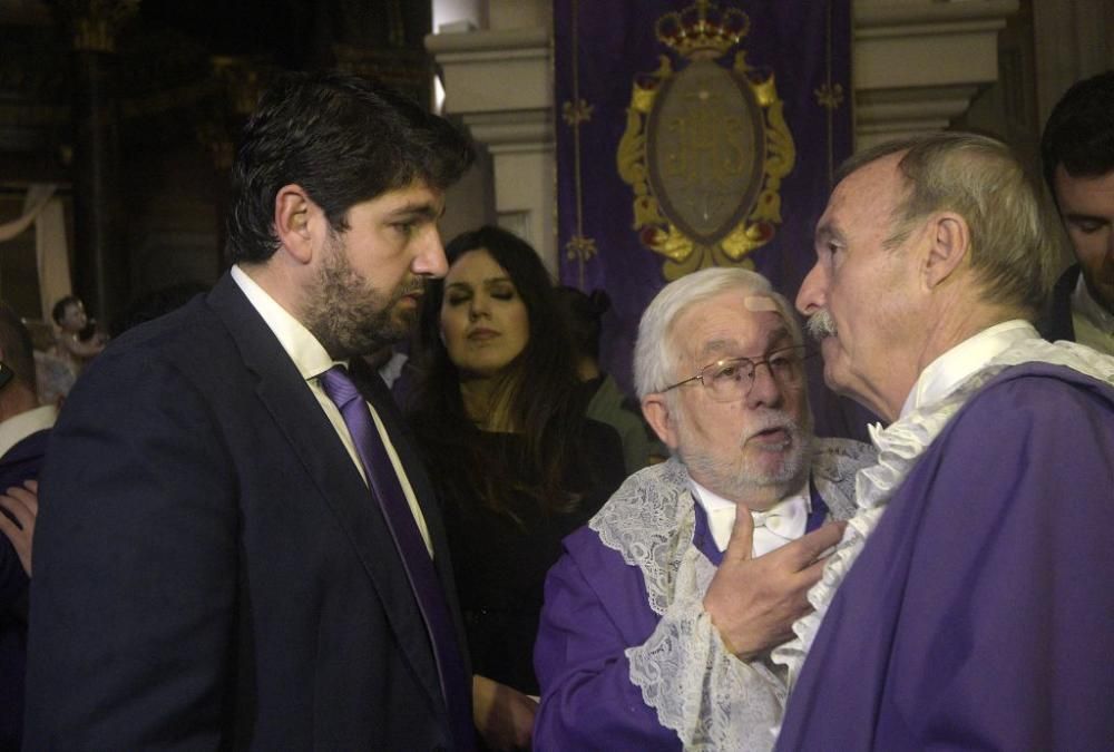 Murcia se queda sin la procesión de los 'salzillos' por la lluvia