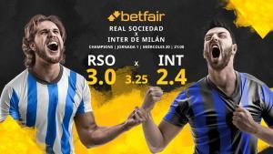 Real Sociedad vs. Inter de Milán: horario, TV, estadísticas, clasificación y pronósticos