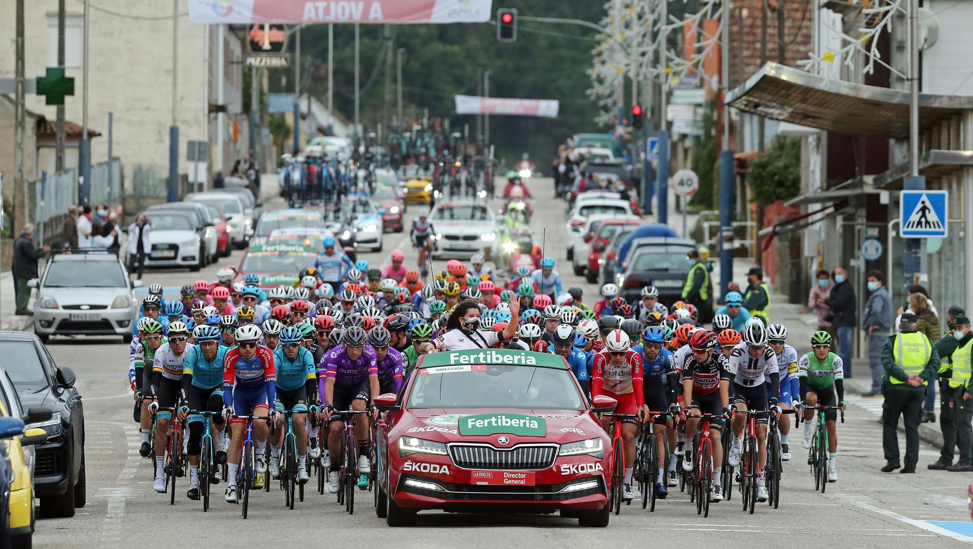 15ª etapa de la Vuelta Ciclista a España, a su paso por Mos.