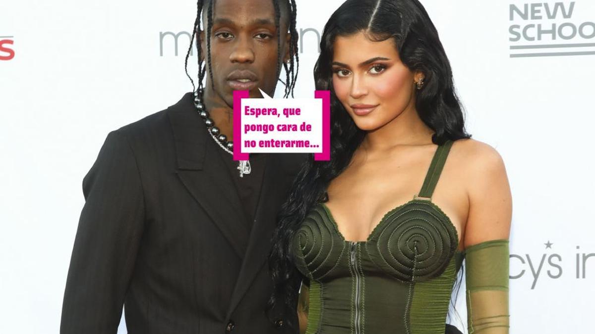 Kylie Jenner y Travis Scott se van de fiesta en un club de striptease