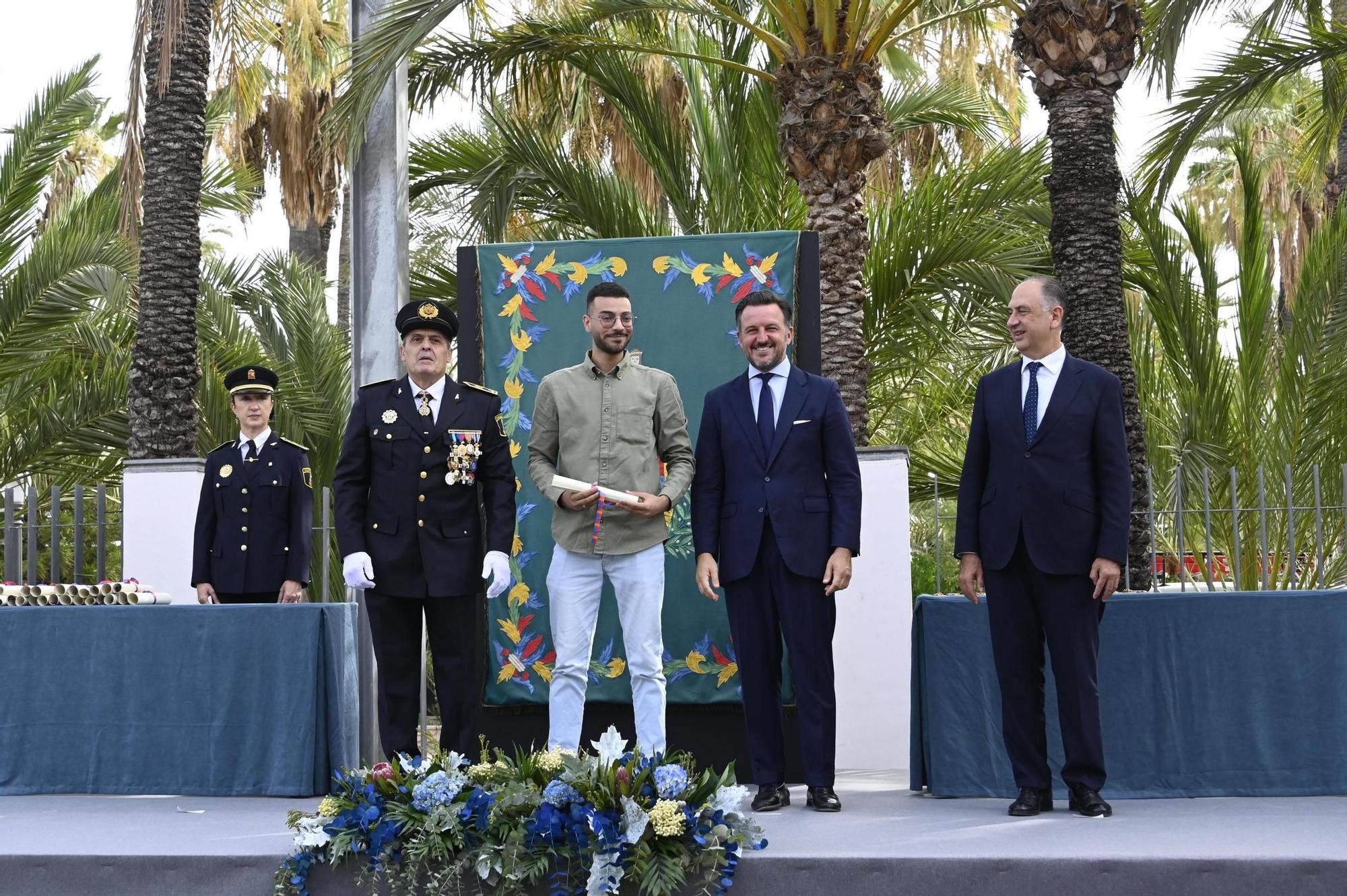 Así ha sido el acto del patrón de la Policía Local de Elche