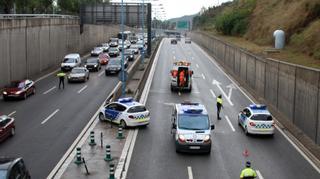 Muere un motorista en un accidente de tráfico en la Ronda de Dalt de Barcelona