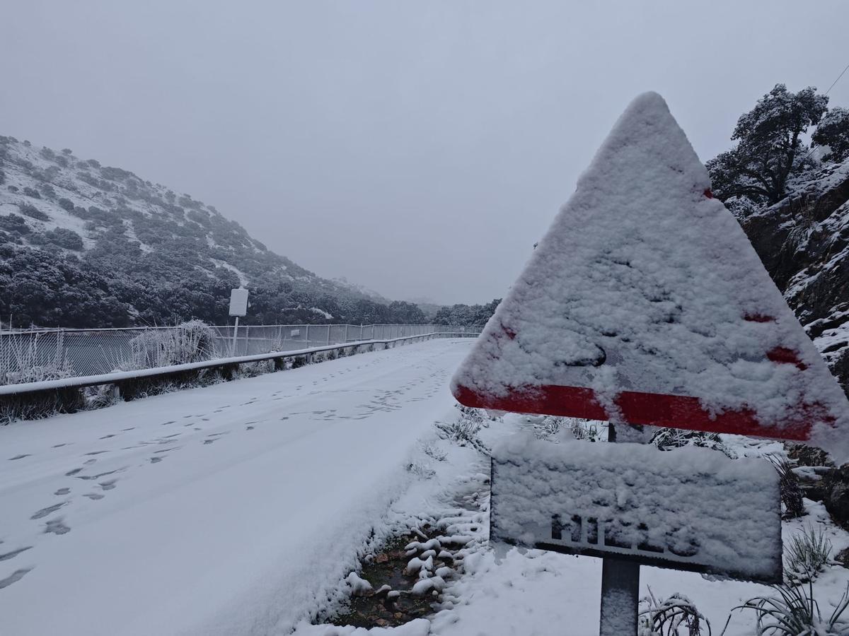Nieve en Mallorca en plena primavera: “La mayor nevada en más de tres años”