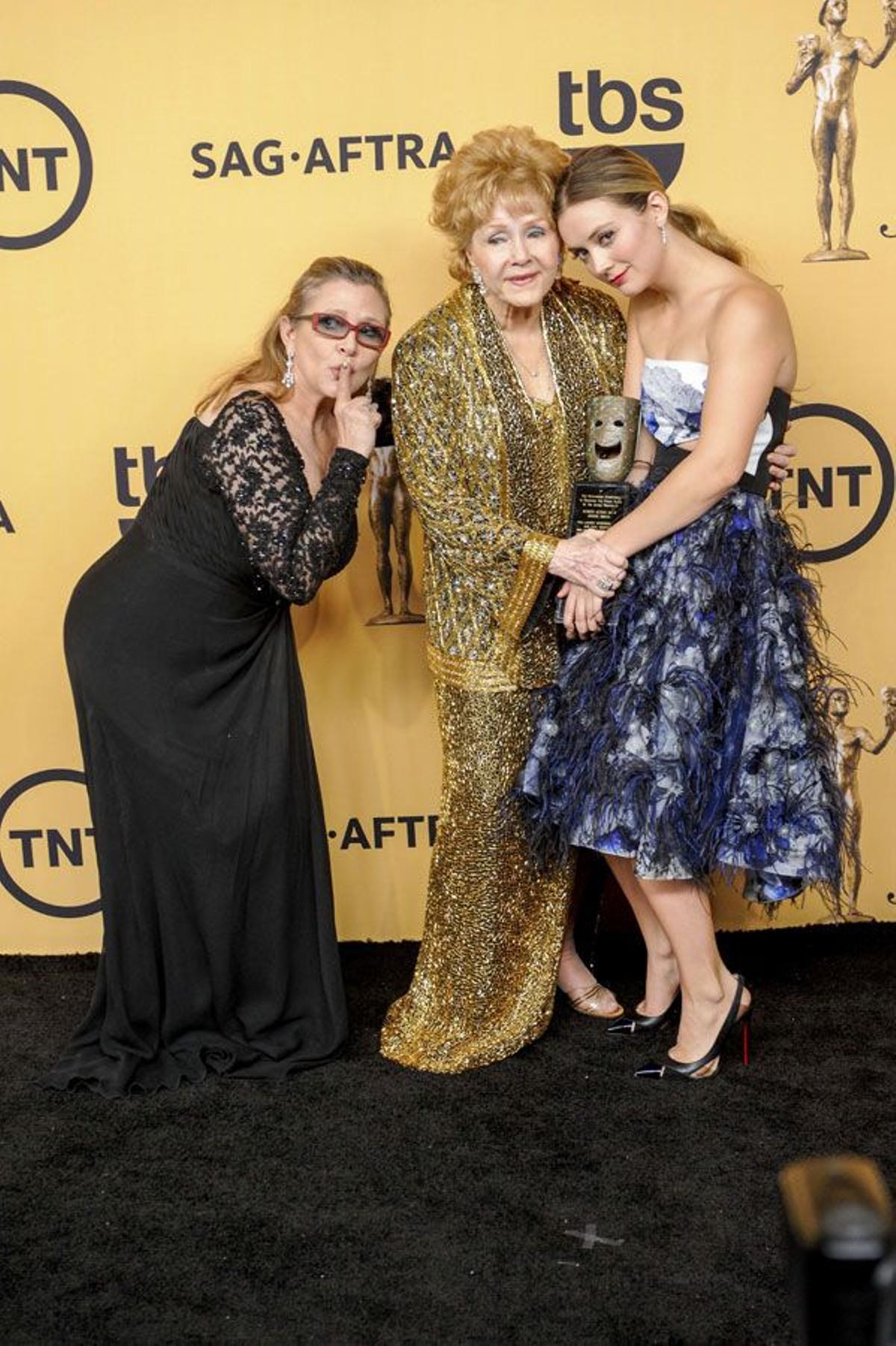 Carrie Fisher, Debbie Reynolds y Billie Lourd