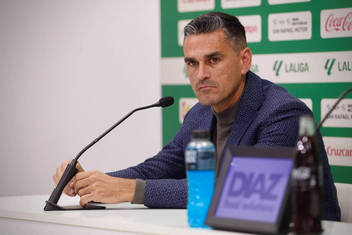 Juanito, en una rueda de prensa.