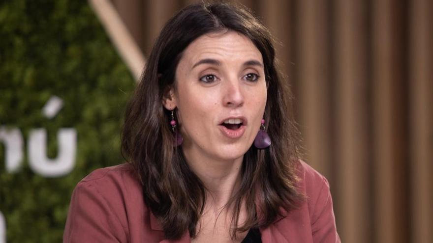 La ministra de Igualdad, Irene Montero.