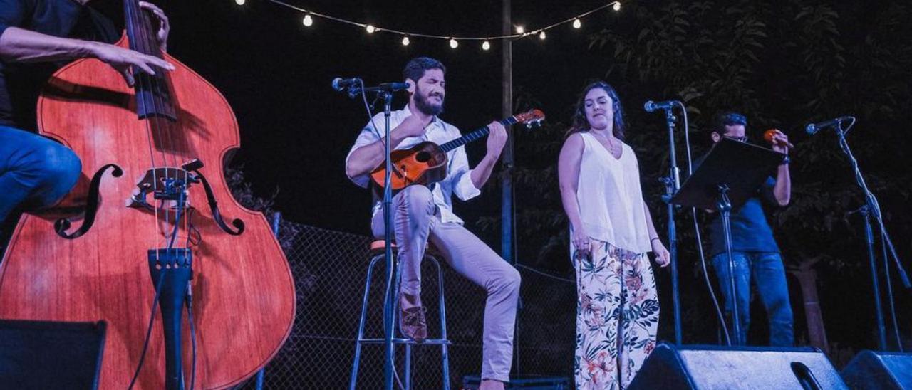 El grupo «Leo Rondón Trio» abrió el festival el jueves. | POTRIES MUSIC FEST