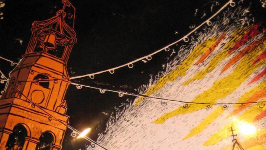 Cartel de la fiestas de Las Victorias 2009, realizado por Luis Ángel Puente