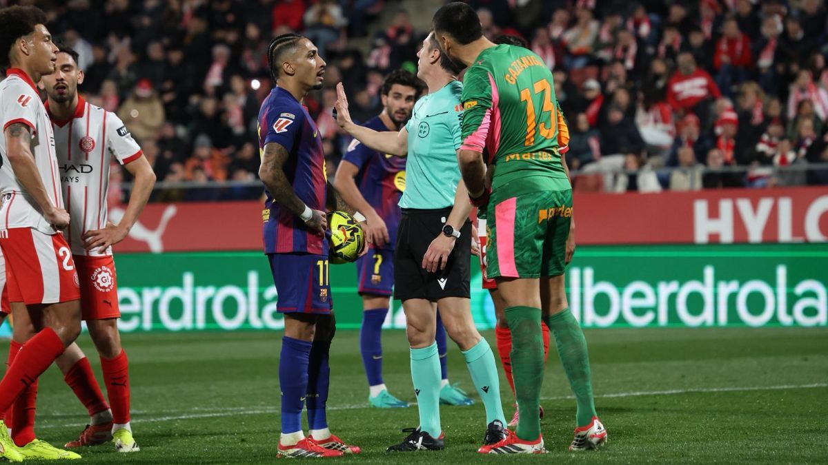 Lo que no se vio del Girona - Barça: La Canya, Eric gironí, los cabreos de Flick y Raphinha...