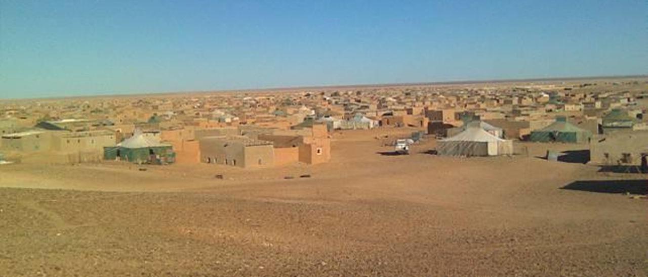 Imagen de los campamentos saharauis en Tinduf.
