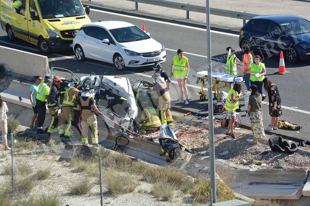 Accidente múltiple en Cieza con al menos dos muertos