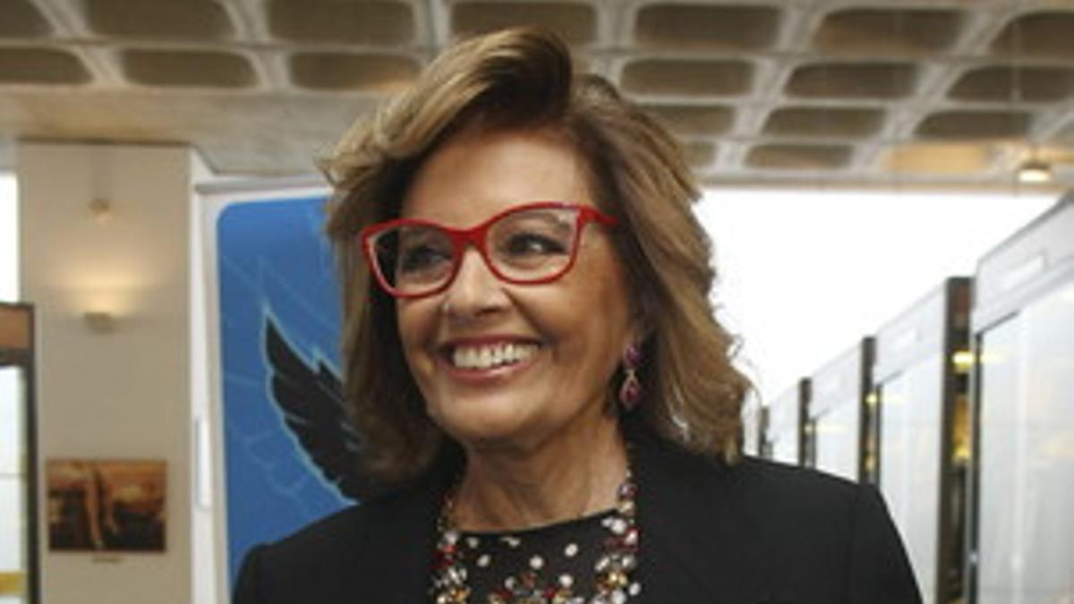 La periodista María Teresa Campos, en Elda, en el 2013.