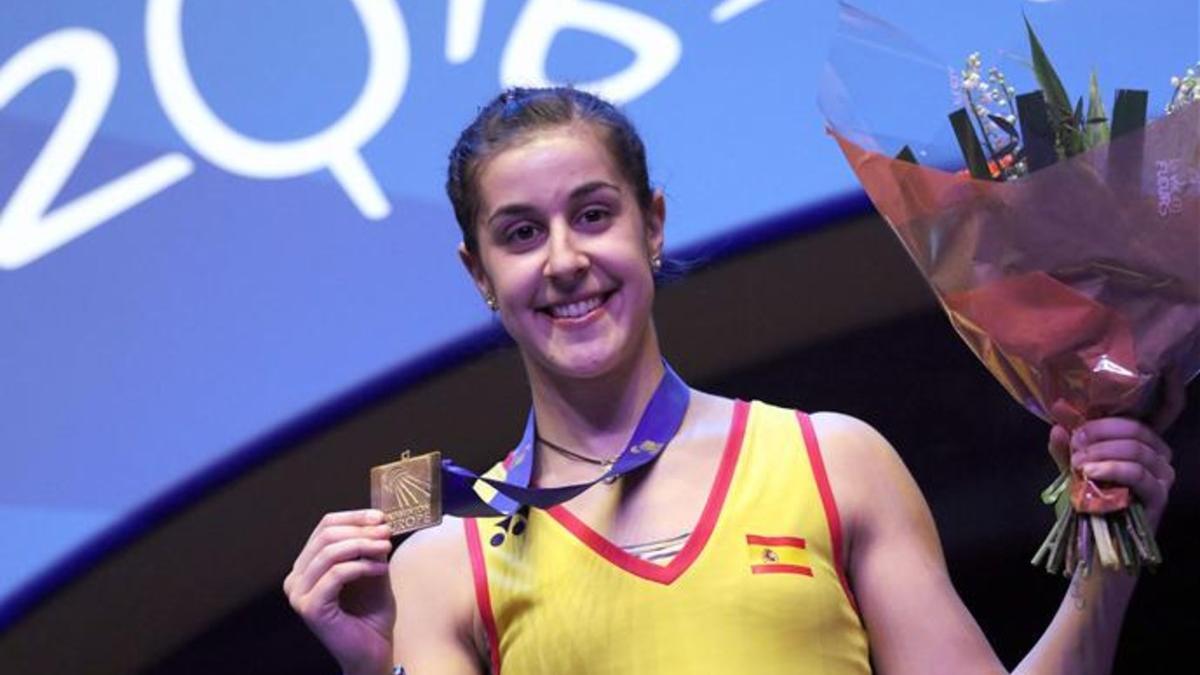 Carolina Marín, campeona mundial y doble campeona europea, será una de las candidatas al oro en Río