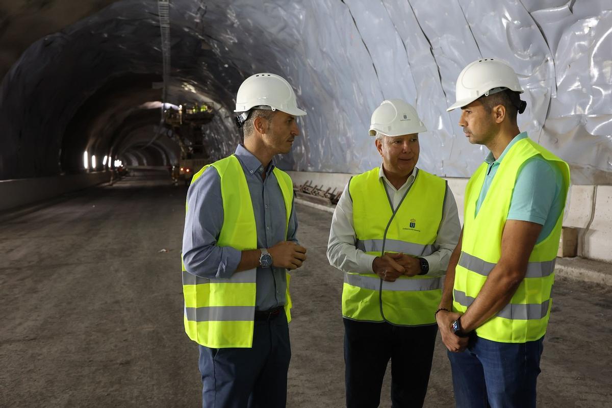 Las obras del doble túnel de Faneque terminan en septiembre.