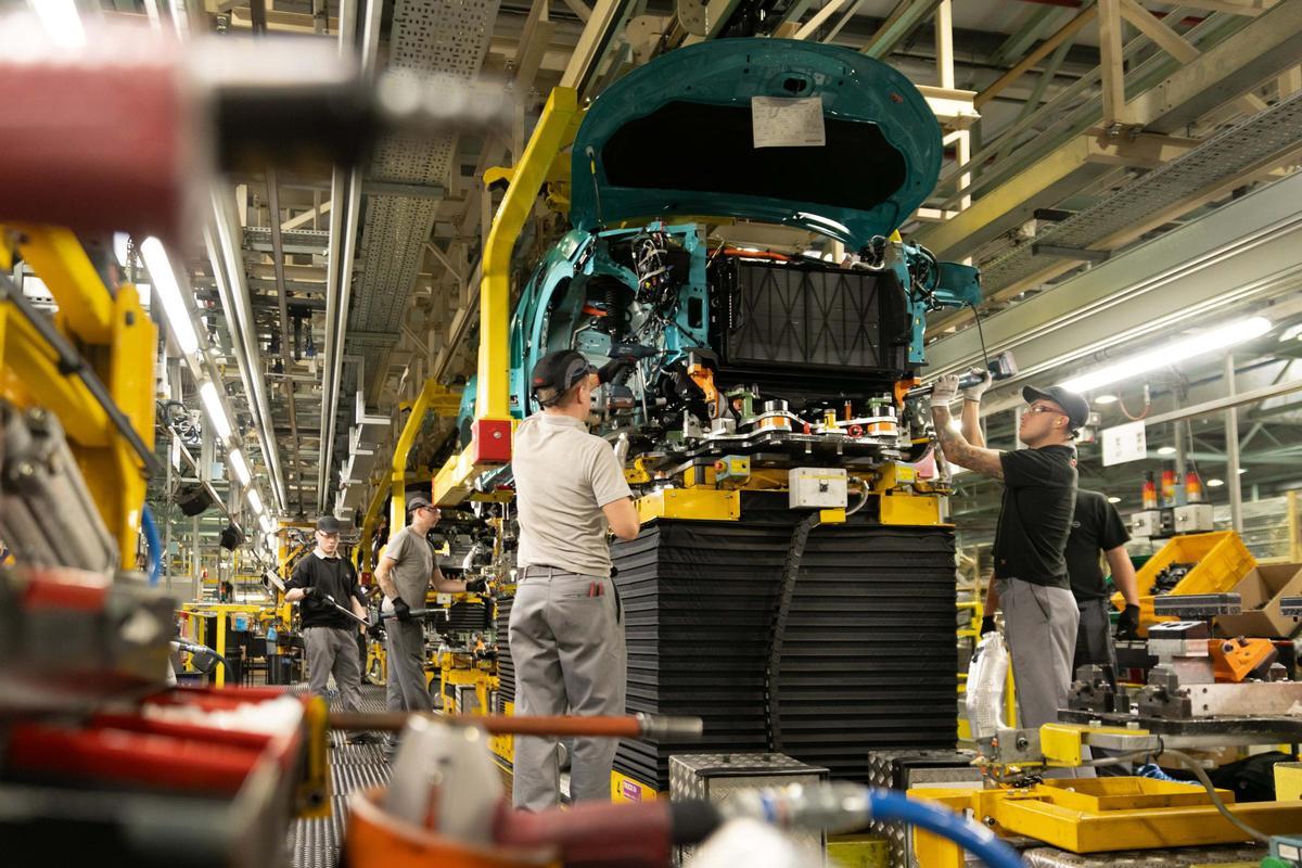 Nissan Leaf en la fábrica de Sunderland