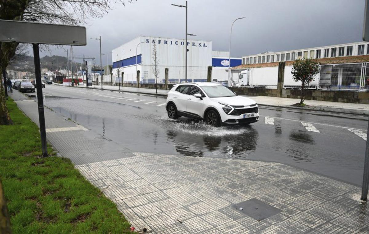 Bolsas de agua en Estribela. |  Rafa Vázquez