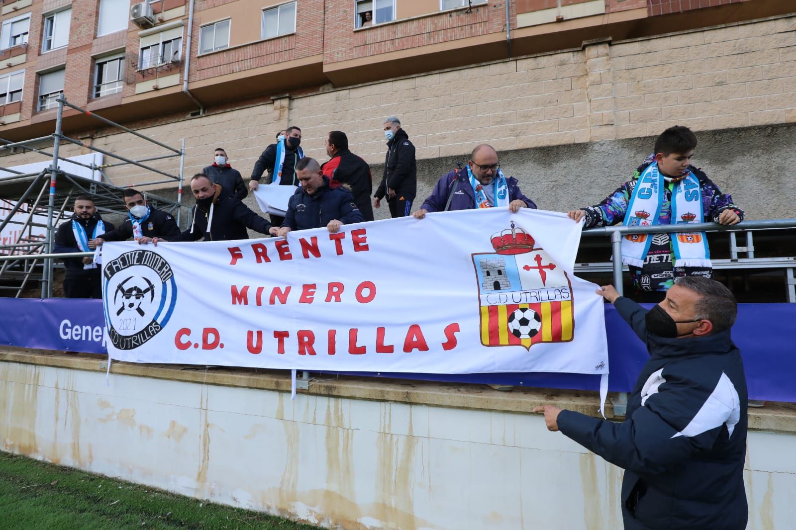 Así se ha vivido en Utrillas la previa del partido de Copa contra el Valencia