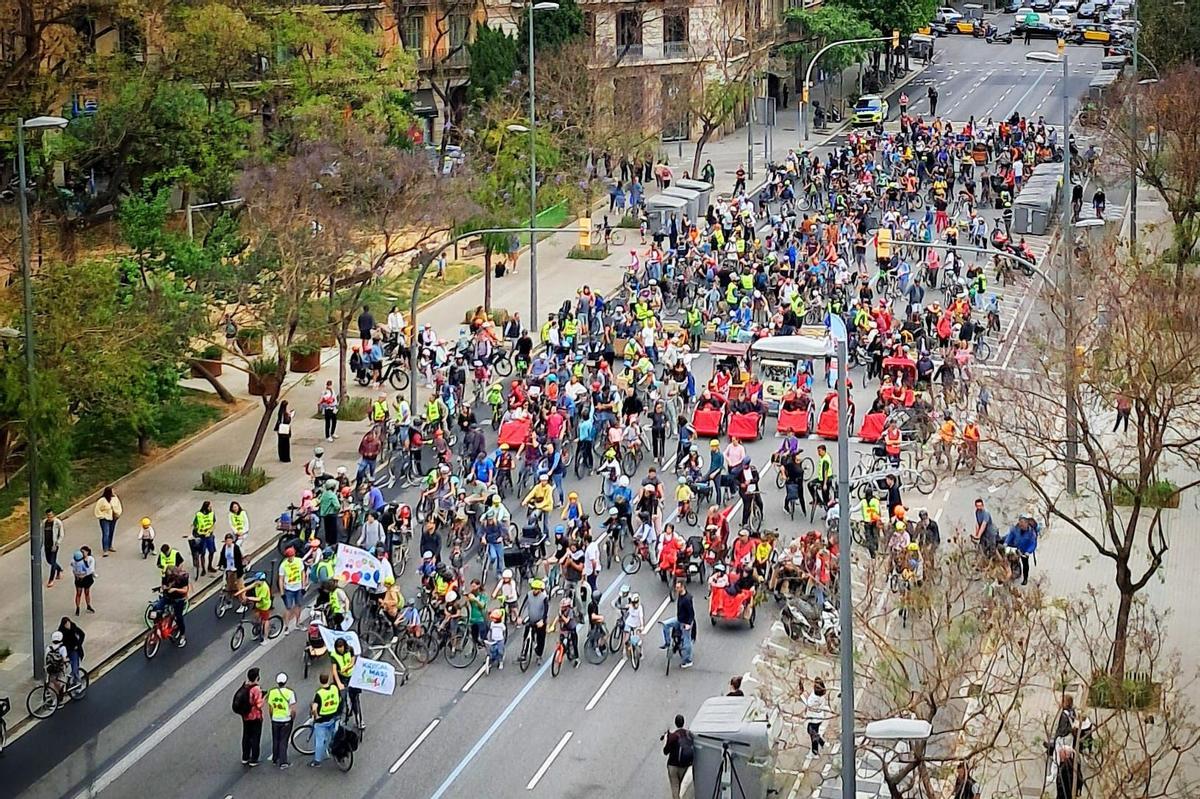 cinquena Kidical Mass a Barcelona
