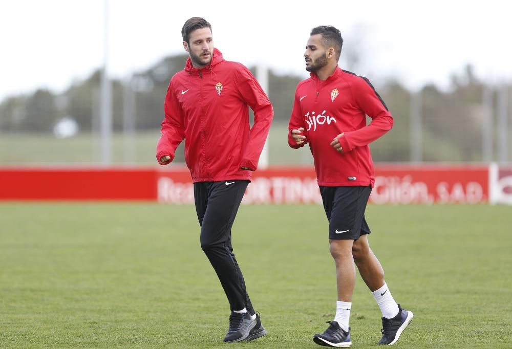 Entrenamiento del Sporting