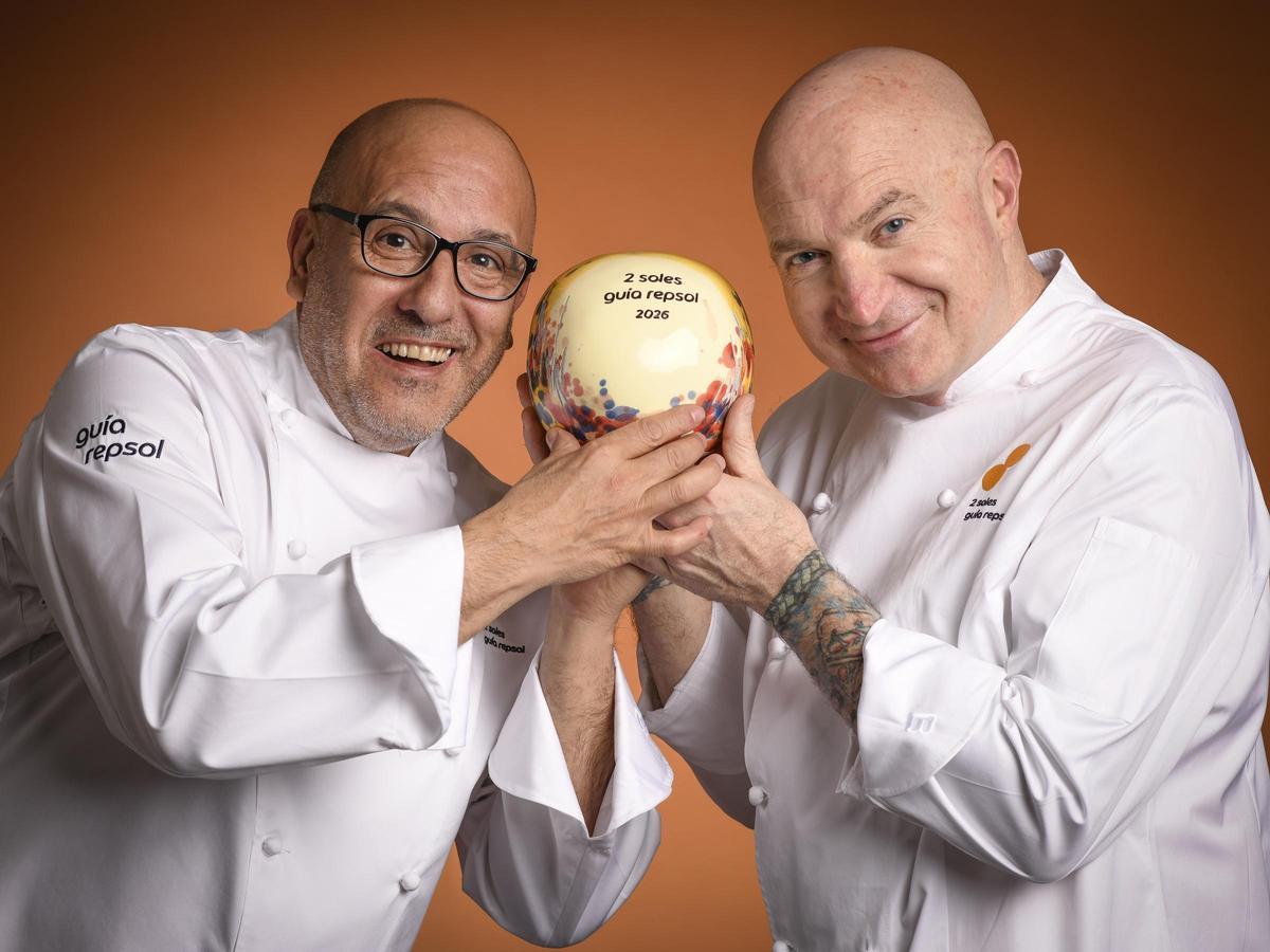 Josetxo Souto y Ramón Aso, cocineros de Callizo