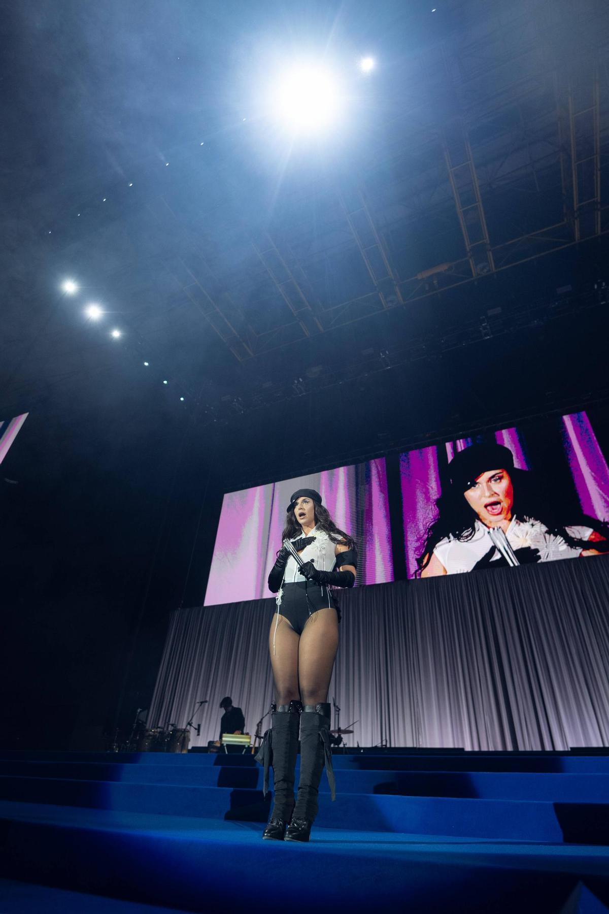 . Concierto de Nathy Peluso en el Palau Sant Jordi.