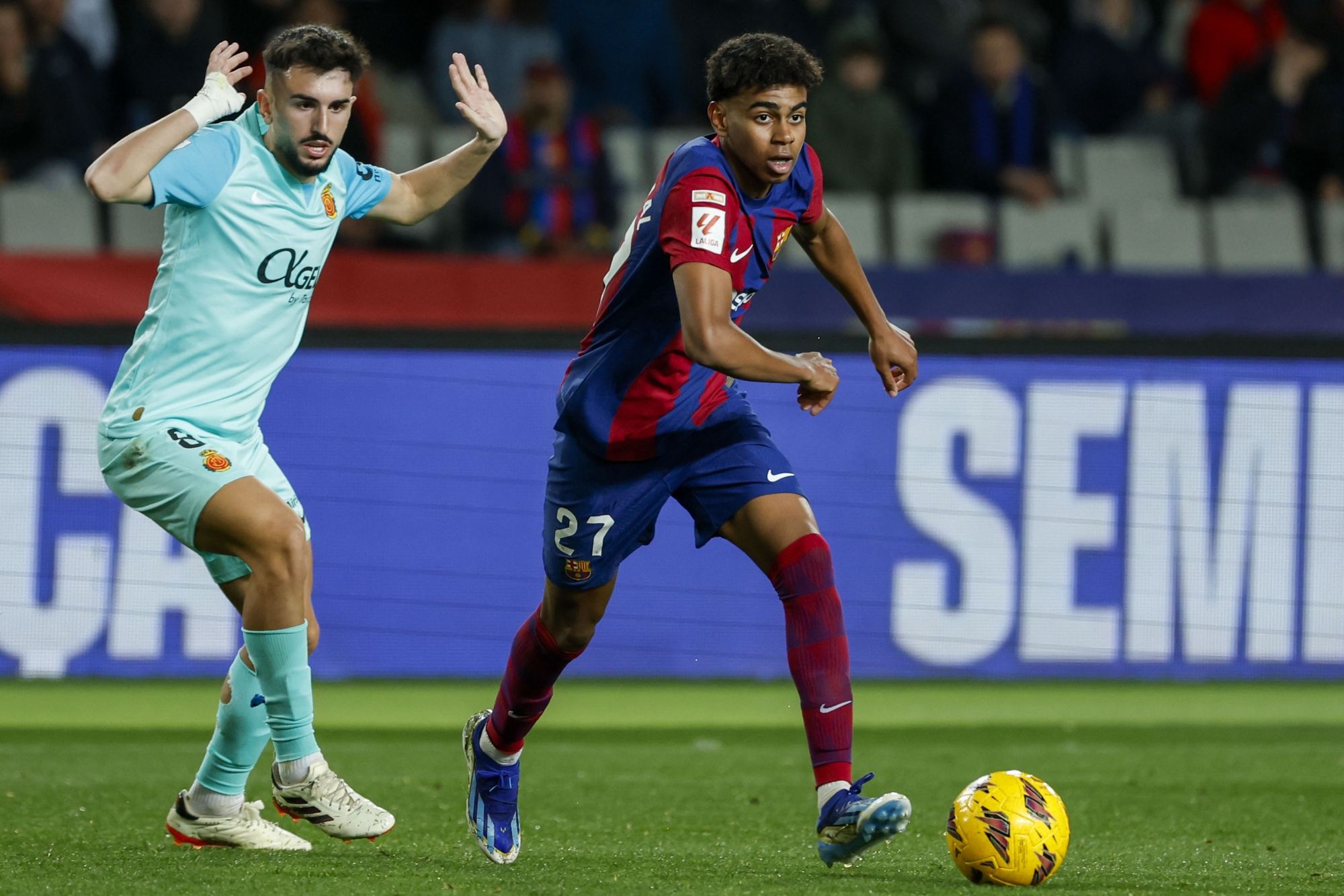 Las imágenes del Barça-RCD Mallorca en Montjuïc