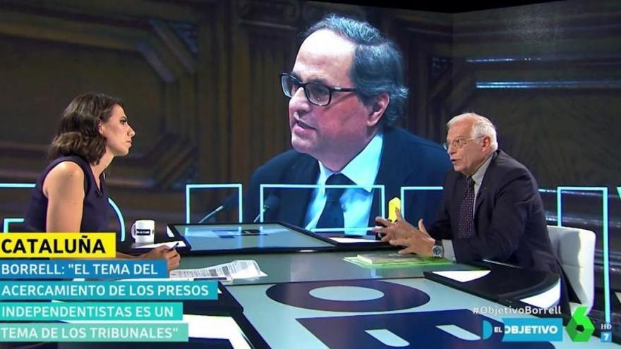 Borrell, en &#039;El Objetivo&#039;: &quot;Cataluña se encuentra al borde de un enfrentamiento civil&quot;